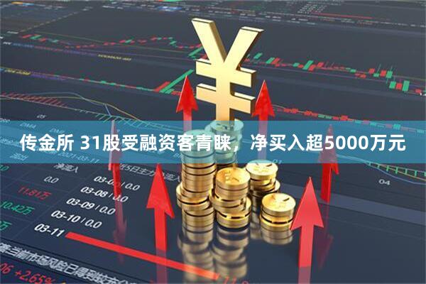 传金所 31股受融资客青睐，净买入超5000万元
