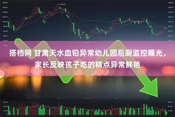 搭档网 甘肃天水血铅异常幼儿园后厨监控曝光，家长反映孩子吃的糕点异常鲜艳